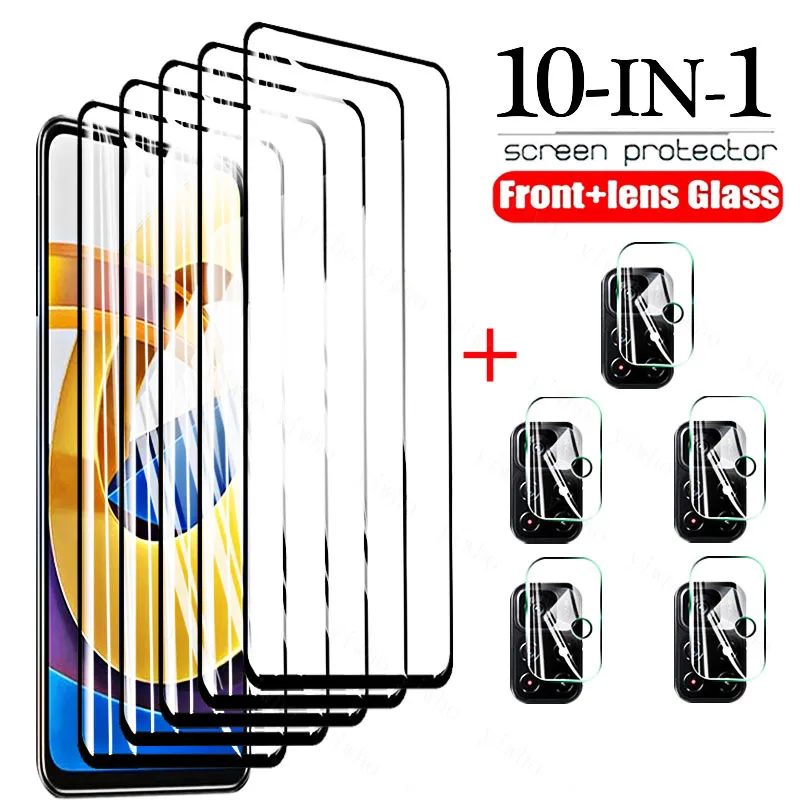 

Закаленное стекло для Xiaomi Poco M4 Pro, Защита экрана для Poco M3pro X3 Pro F3 Poko M4pro, чехол для объектива камеры, защитная пленка