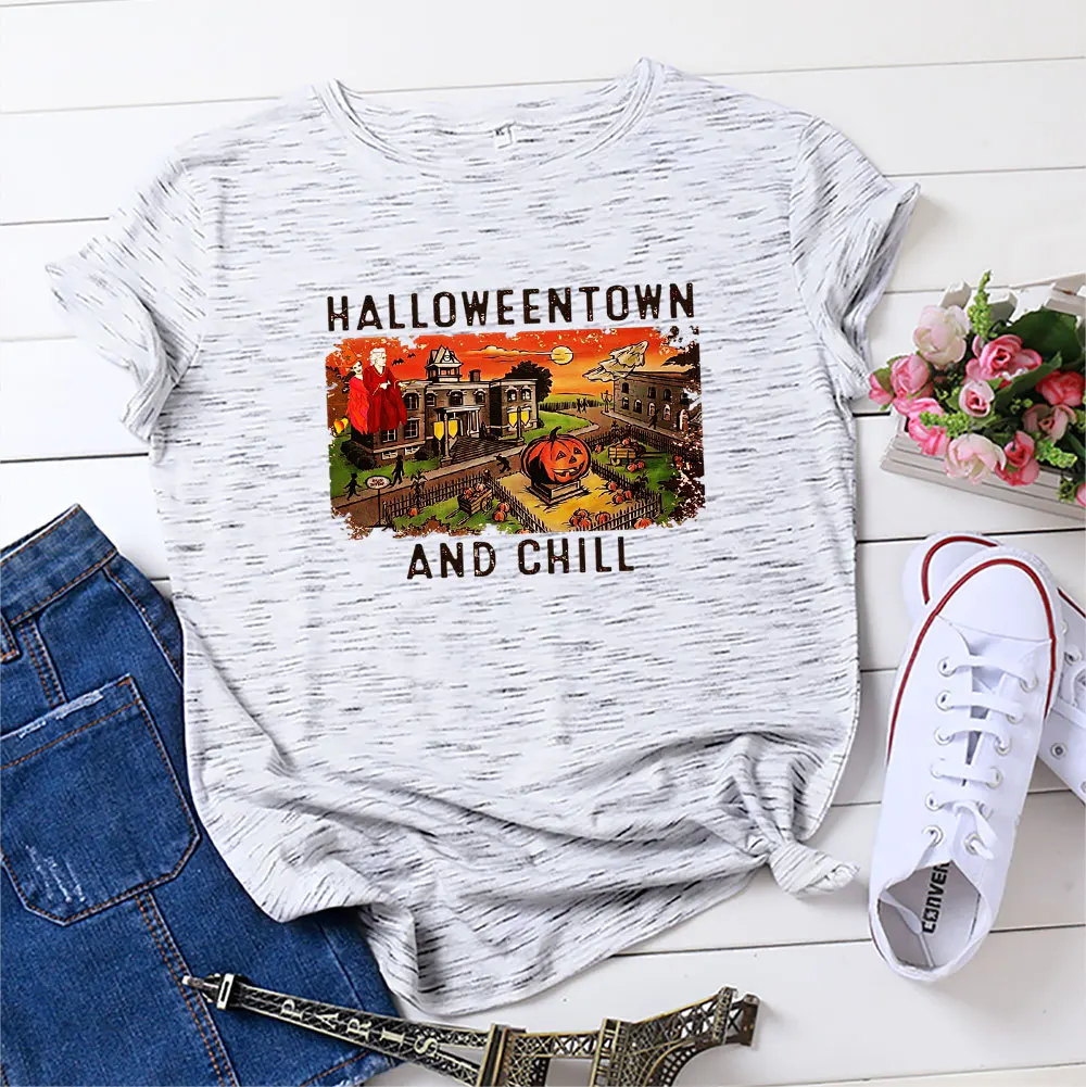 

Женская футболка с коротким рукавом и круглым вырезом, лето 2021