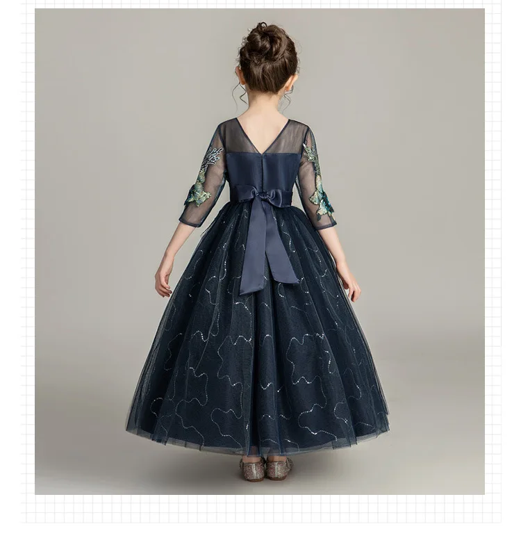 Свадебное платье для девочек; vestidos de noche; нарядные вечерние бальные платья принцессы; Одежда для девочек; Детский костюм для первого причастия; платье для девочек