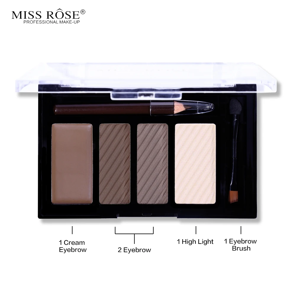 Miss Rose 2 цвета пудра для бровей водонепроницаемый стойкий крем + карандаш