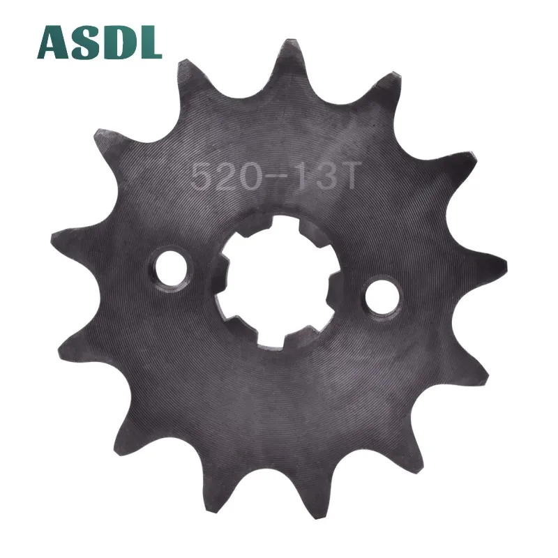 Черный стальной комплект звездочек для мотоциклов 13T HONDA Road NSR125 89 93 CBX250 85 XL XR 250 91 96