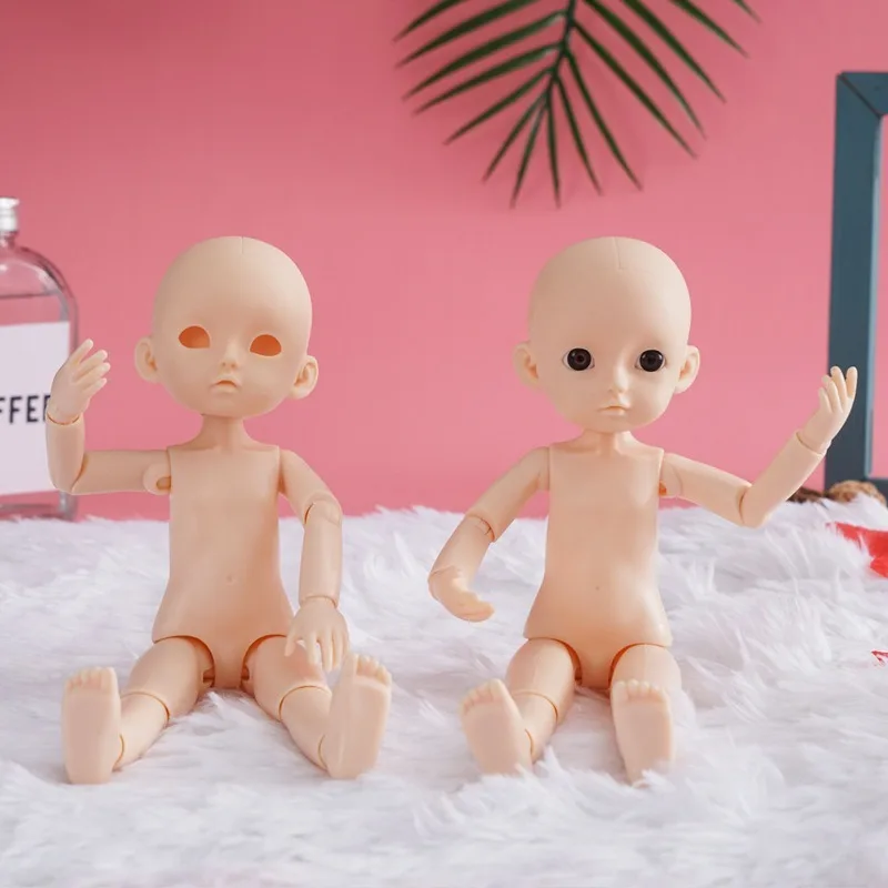 bjd doll naked body and head diy toys 26cm bjd doll without makeup with shoes for girls toy free global shipping