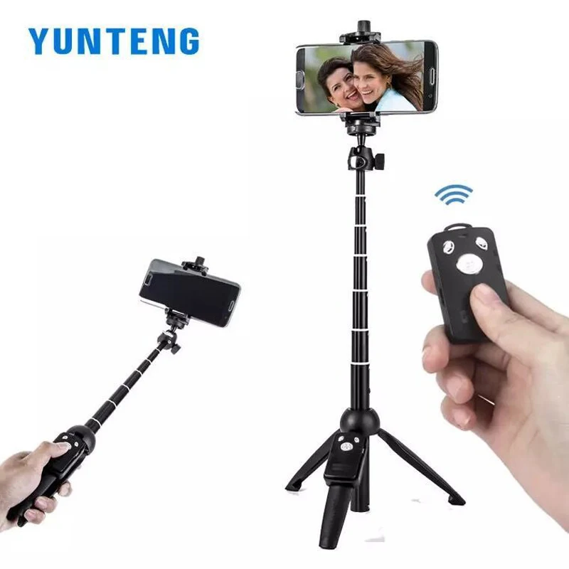 Выдвижная селфи-палка Yunteng штатив-монопод с дистанционным затвором по Bluetooth