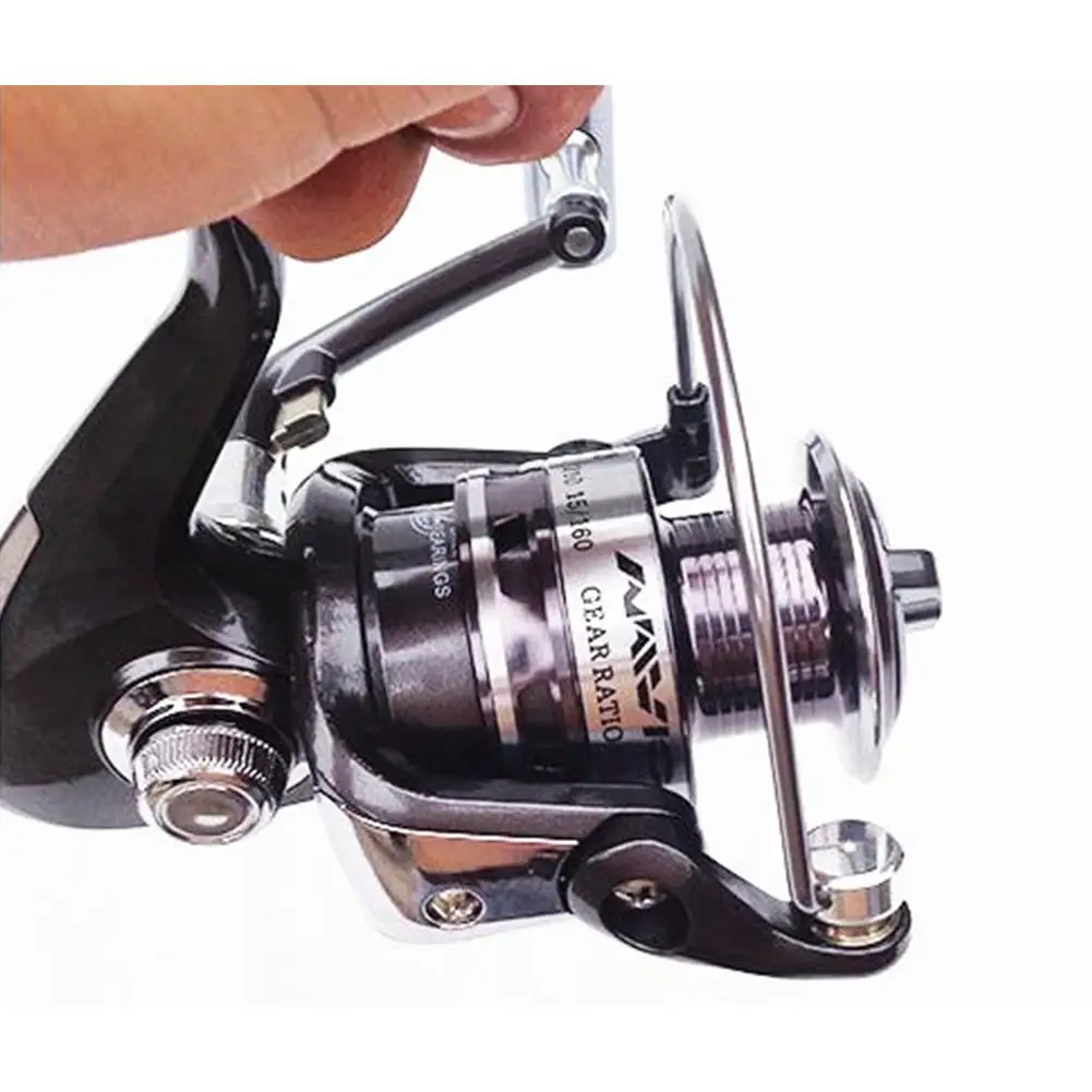 

Full Metal Spinning Fishing Reel 5.5:1 Gear Ratio High Strength Spinning Fishing Wheel ACR1000-ACR7000