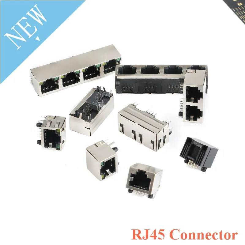 Сетевой модульный разъем RJ45 8P8C монтажный Ethernet сетевой кабель адаптер для