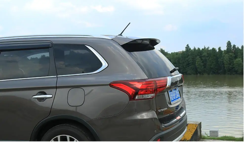 ABS Краски Автомобиля Заднее Крыло багажника выступ Спойлеры для Mitsubishi Outlander