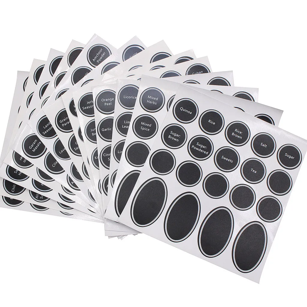 13 шт. Стикеры для специй этикетки кладовой емкость бутылки водонепроницаемая