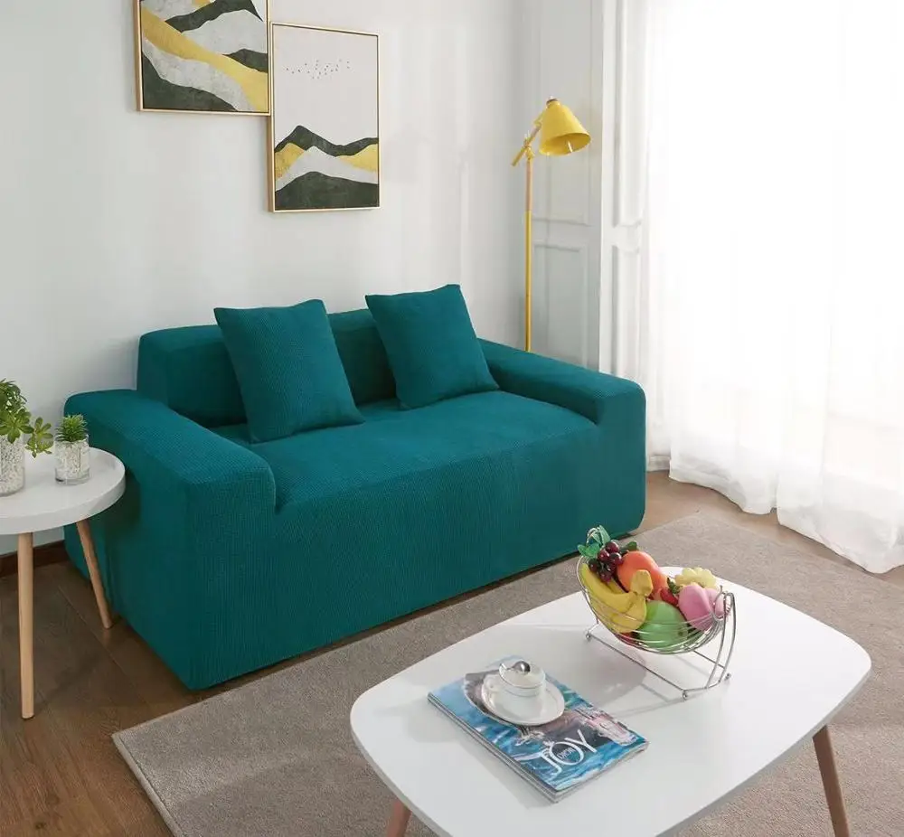 Флисовый чехол для дивана Универсальный водонепроницаемый однотонный