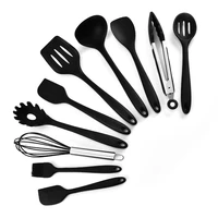 10pcs silicone cooking gadgets set kitchenware cooking spatula shovel tools kitchen cooking tools nonstick cookware sets