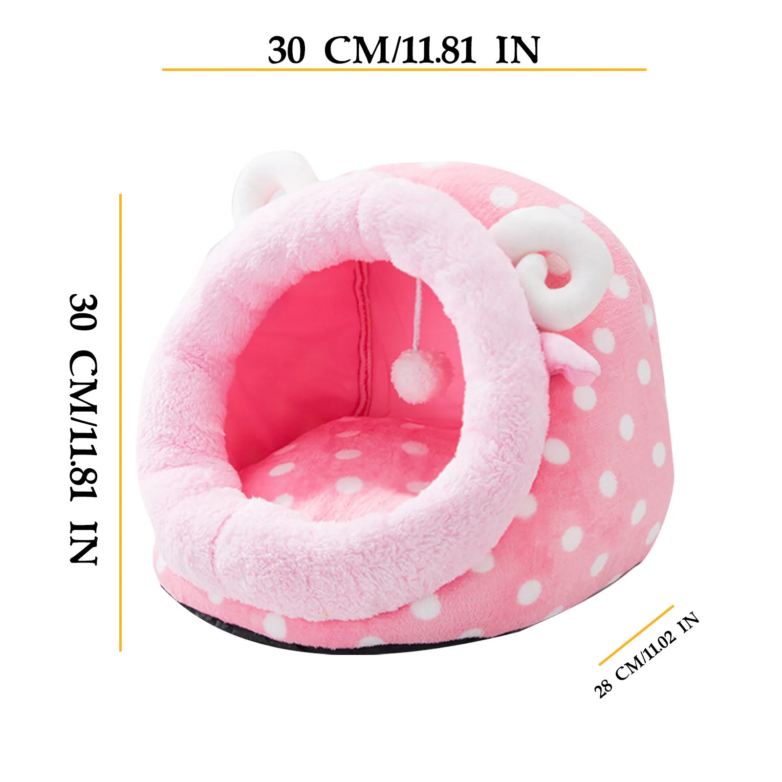 

Soft Guinea Pig House Bed Cage For Hamster Mini Animal Mice Rat Nest Bed Hamster House Small Pets Plush Kennel For Large Dogs
