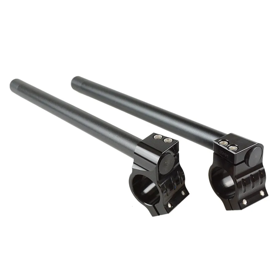 

Motorcycle 35mm 7/8" Clip-On Handlebars For Honda Suzuki Yamaha Kawasaki ...