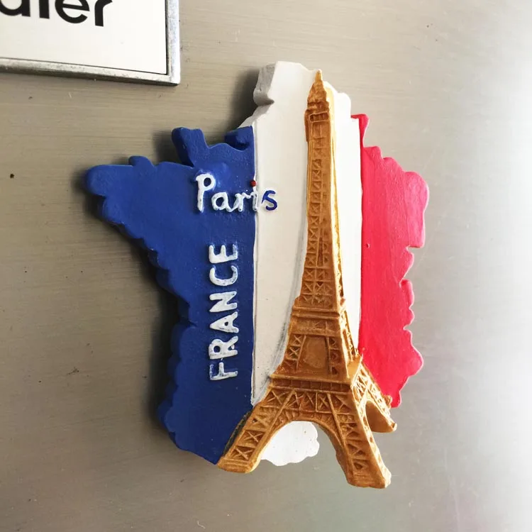 

QIQIPP European France Paris Eiffel Tower magnetic stickers refrigerator stickers creative tourist souvenirs with special price