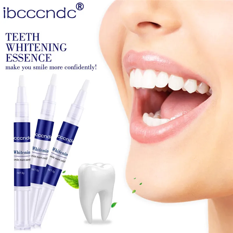 Teeth Whitening Pen Essence Powder Oral Hygiene Cleaning Serum Removes Plaque Stains Bleaching 3PCS/Set Tooth Dental Tool | Красота и