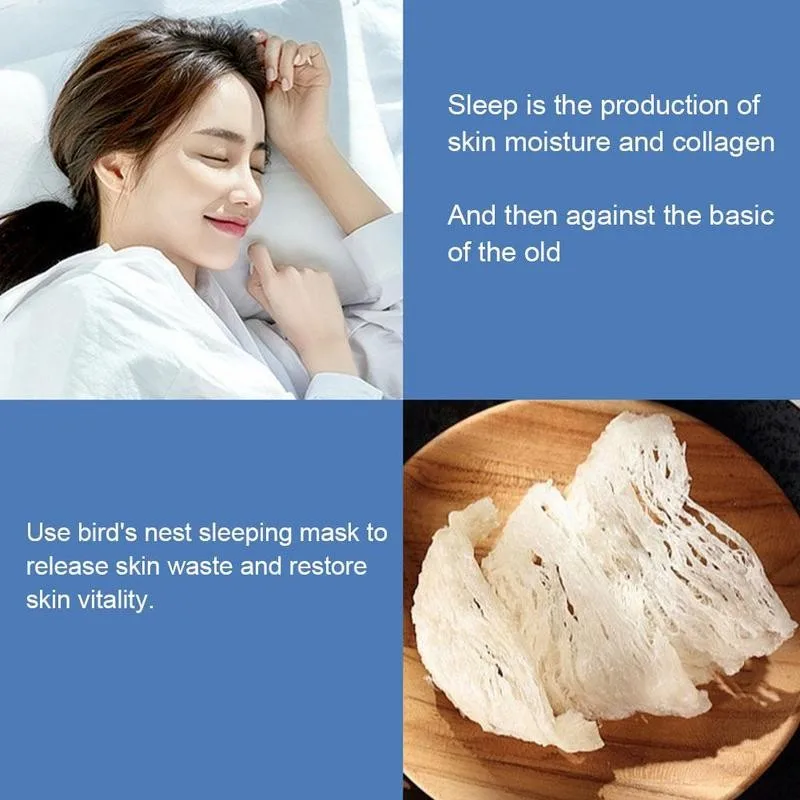 Океана Птичье гнездо маска стирка запрещена для сна уход за лицом увлажнение