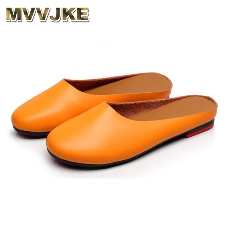 

Женские шлепанцы mvvemark из натуральной кожи, повседневные