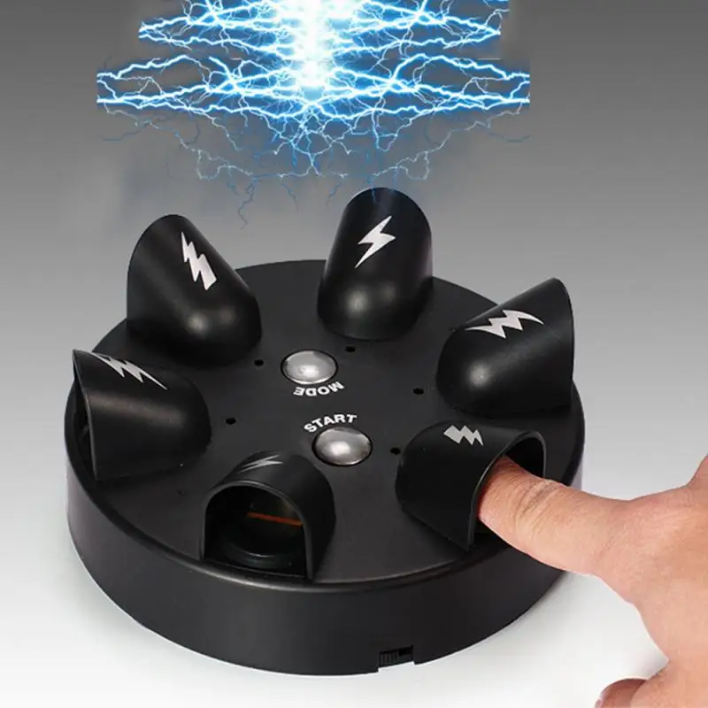 

2021 New Shocking Shot Roulette Game Reloaded Lie Detector Electric Shock Toy Interesting Electric Finger Game Machine Kids Toys
