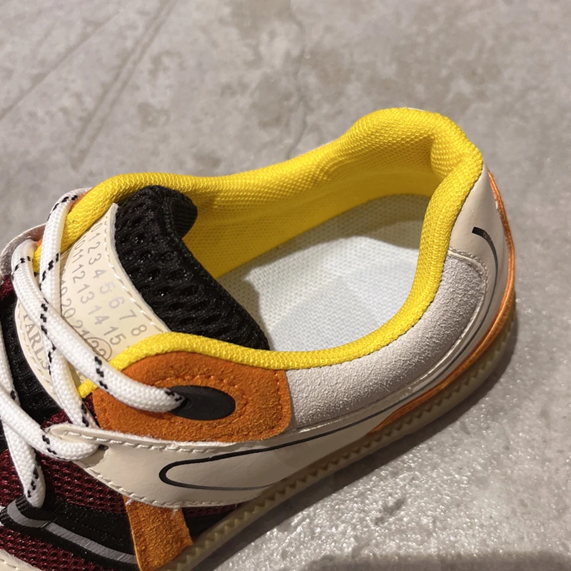 

Lart.bv Sneakers Mesh running shoes for women 2021 Spring Autumn new Retro luxury designer shoes flat non-leather casual shoes