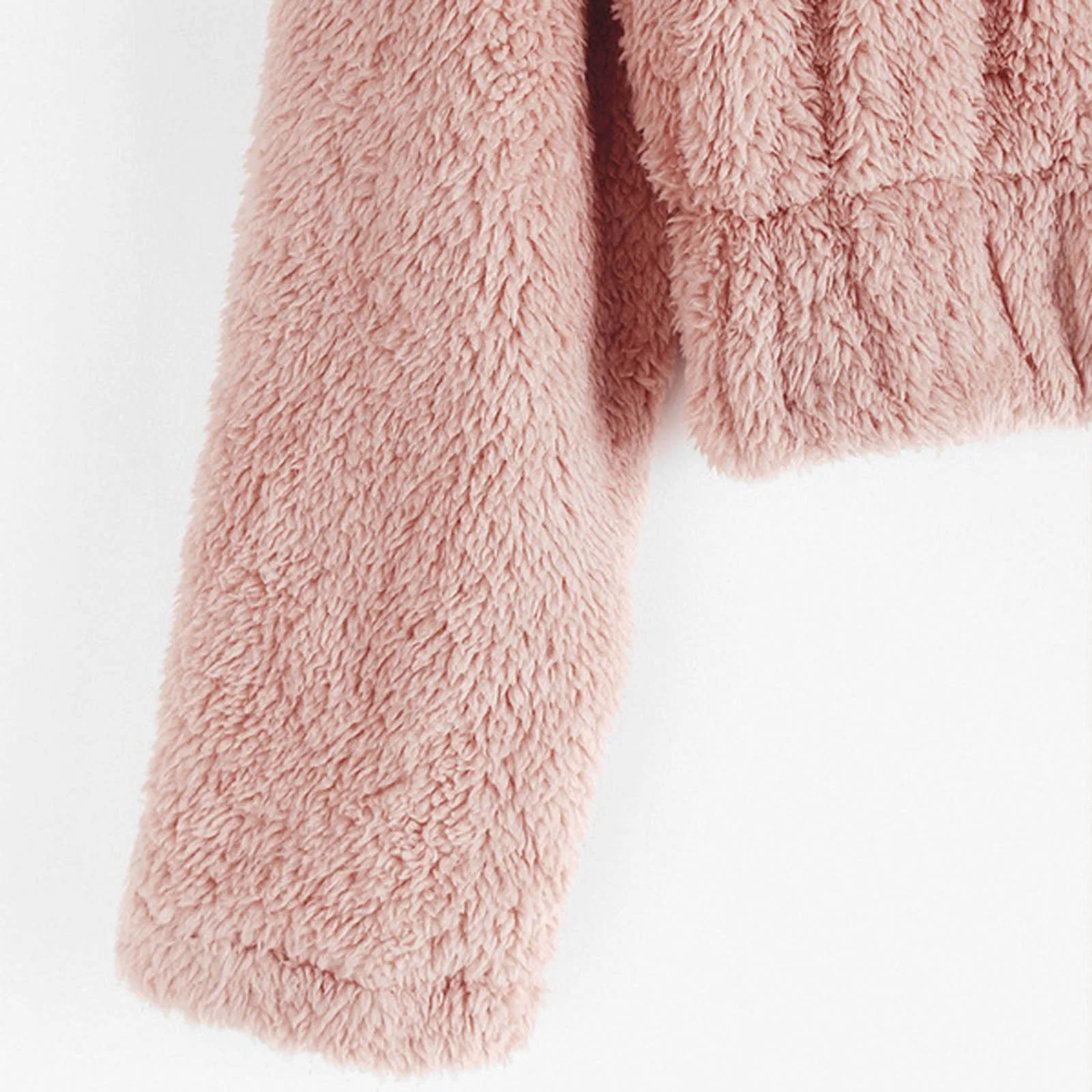 

FREE OSTRICH Hoodies Women Winter Clothes Women Solid Long Sleeve Plush Sweatshirt Hoodie Keep Warm Tops Sudaderas Mujer