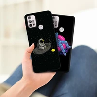 Astronaut Fundas Phone Case for Motorola Moto G30 G40 Fusion Plus E20 G20 Play G50 G60 Plus E40 Back Shell Cover