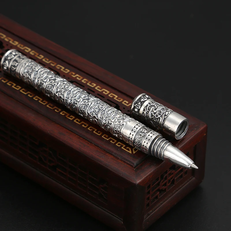 CMAJOR, 925 пробы, серебряный, китайский, древний, lucky cloud, шариковый кулон в виде перьевой ручки, ожерелье ручной работы, тайские ювелирные изделия