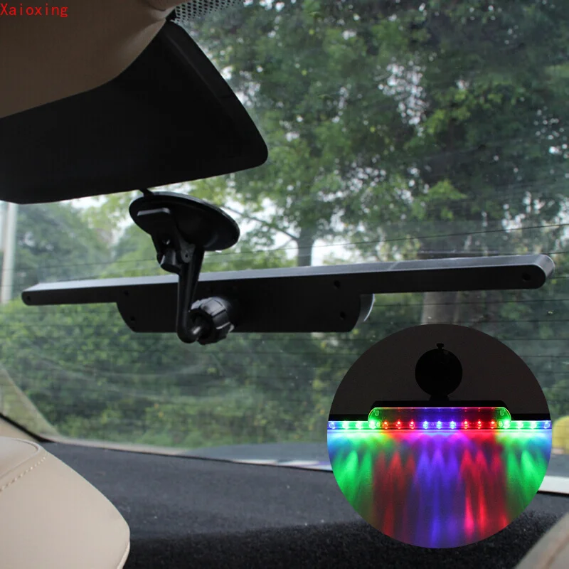 

Led Solar Car Signal Warning Light Flash Multifunction Collision Prevention Light Night Driving Safety Interior Auto Accessories