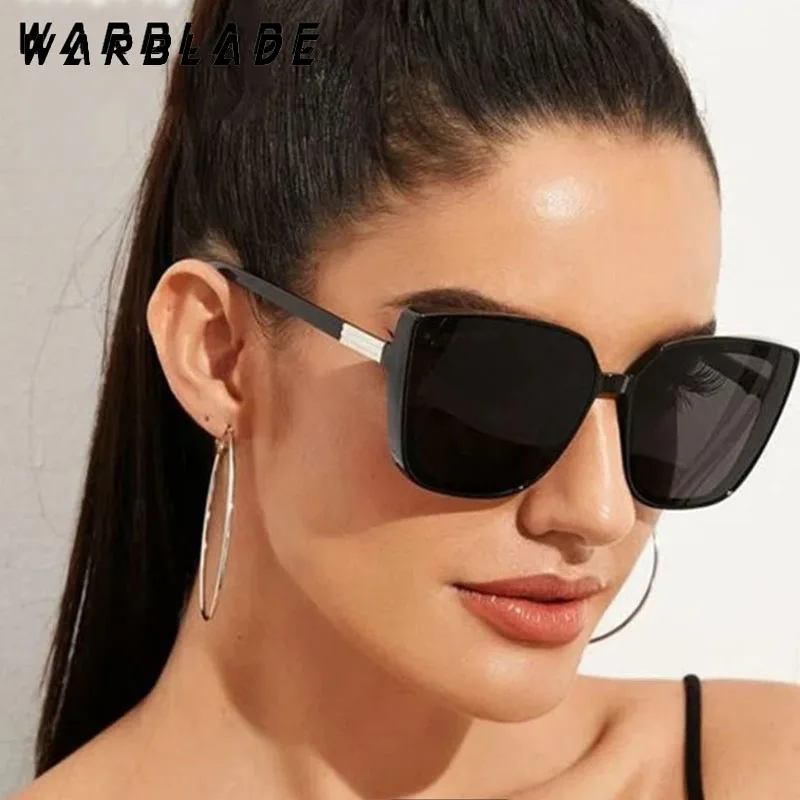 

WarBLade Oversized Sunglasses Women Retro Square Sunglasses Women Luxury Brand Designer Sun Glasses Vintage Gafas De Sol Hombre