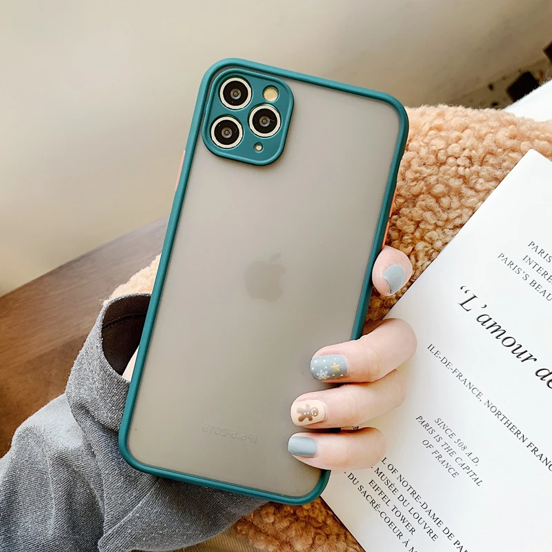 Роскошный противоударный чехол s для iPhone X XR XS Max силиконовый полупрозрачный