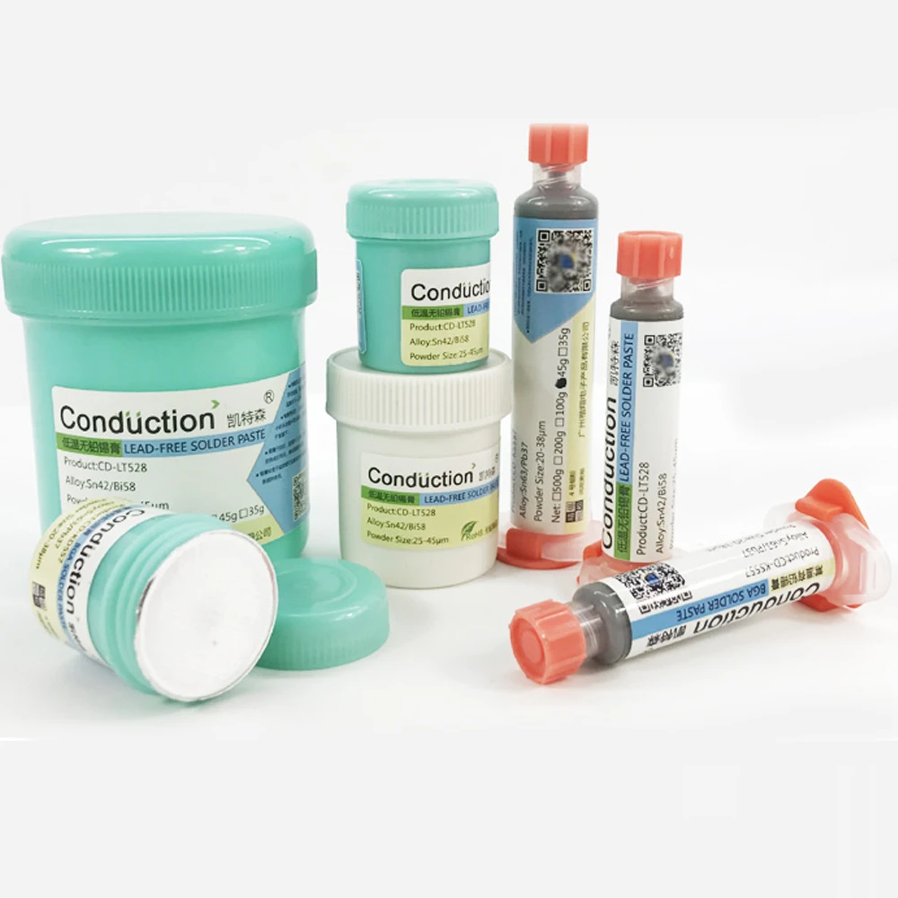 Pasta de soldadura sin plomo, mantenimiento de estaño para iPhone BGA 138 183 260 grados, protección ambiental, estaño, CPU, tin30g