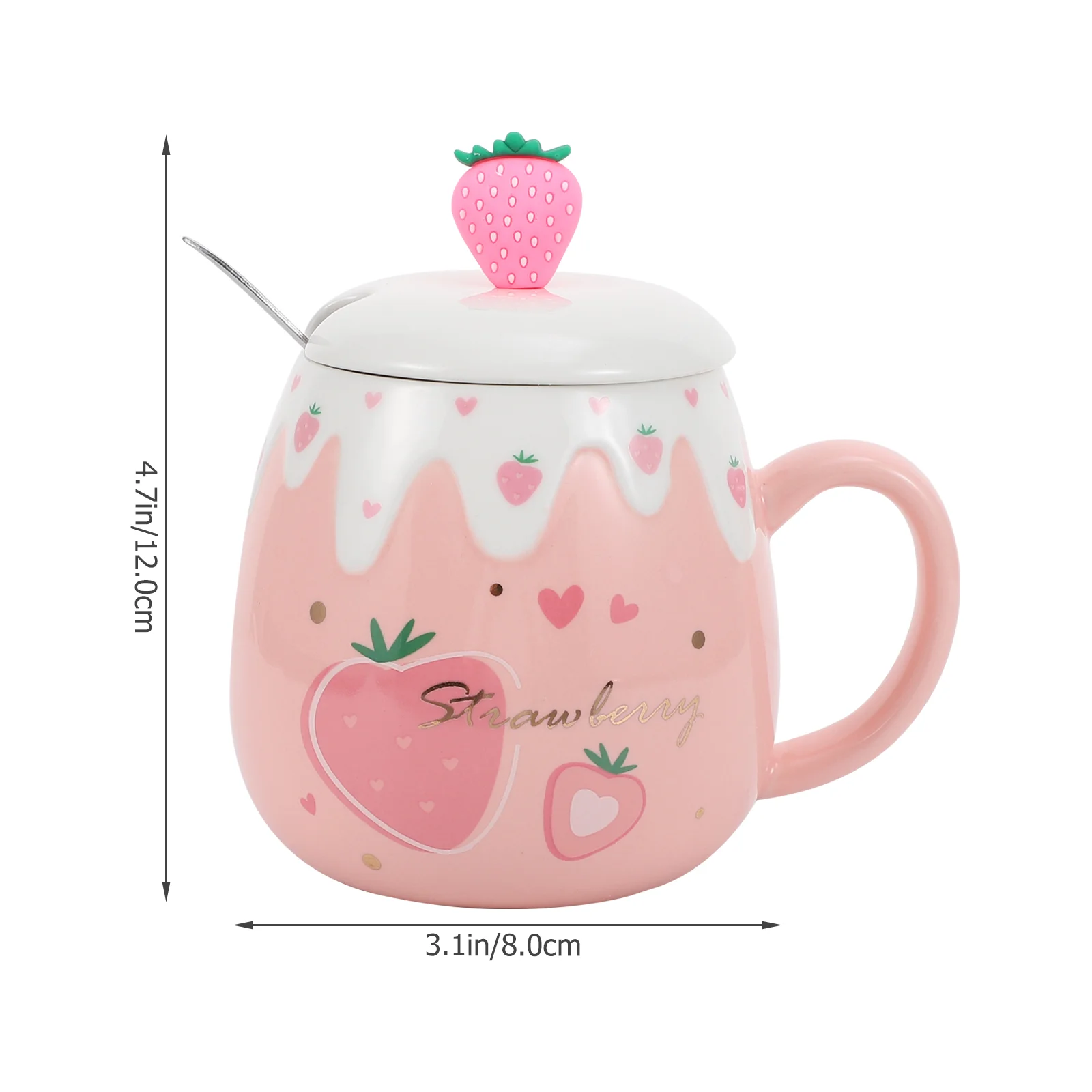 1 Set Adorable Ceramic Water Cup Office Use Mug with Scoop Lid ) | Дом и сад