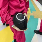 Маска для игры ТВ-кальмар, косплея, квадратные, круглые, треугольные маски на Хэллоуин, полностью закрывающие лицо унисекс, костюм для взрослых, реквизит, украшение для вечеринки