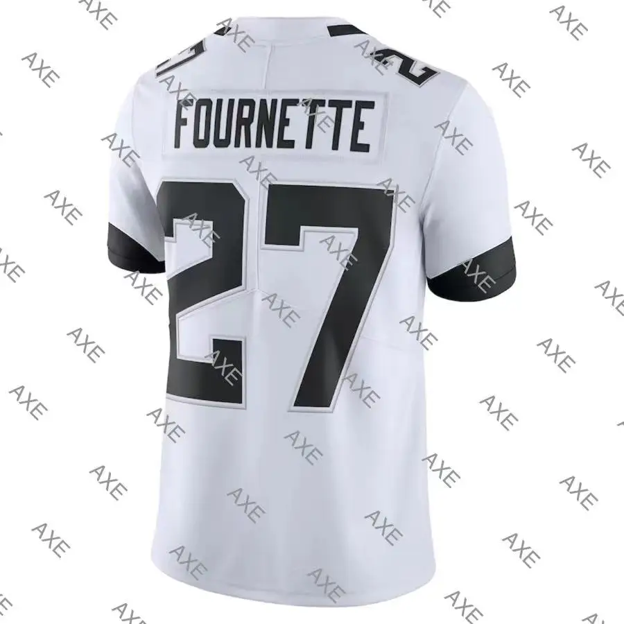 

Customized Stitch American Football Jersey Jacksonville Leonard Fournette Black Green White Men's Limited Jersey