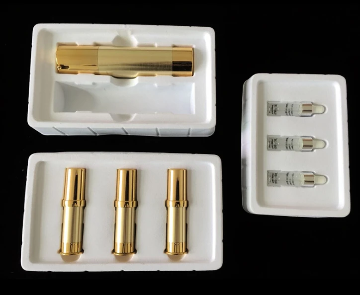 Прозрачная пластиковая раздвижная блистерная карта косметическая упаковка для