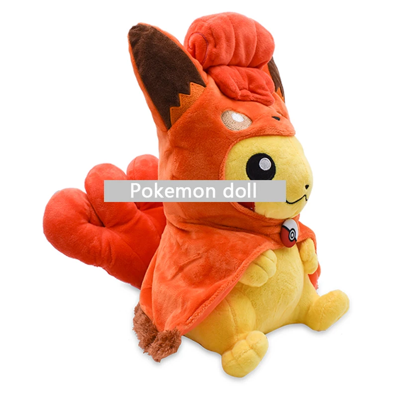 Takara Tomy Pokemon Plush 30cm High Quality Pikachu Cosplay Vulpix Peluche Soft Stuffed Dollls Cute Toys for Children | Игрушки и хобби