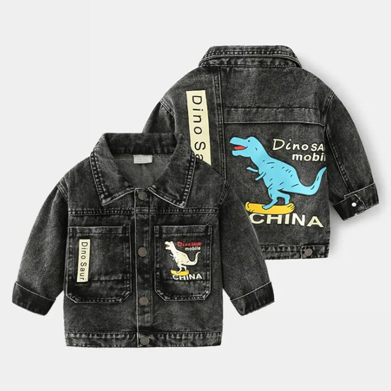 

Kids Baby Boys Cowboy Cartoon Printing Coat Clothing Spring Autumn Casual Kids Baby Boys Long Sleeve Coat Children Boys Coats