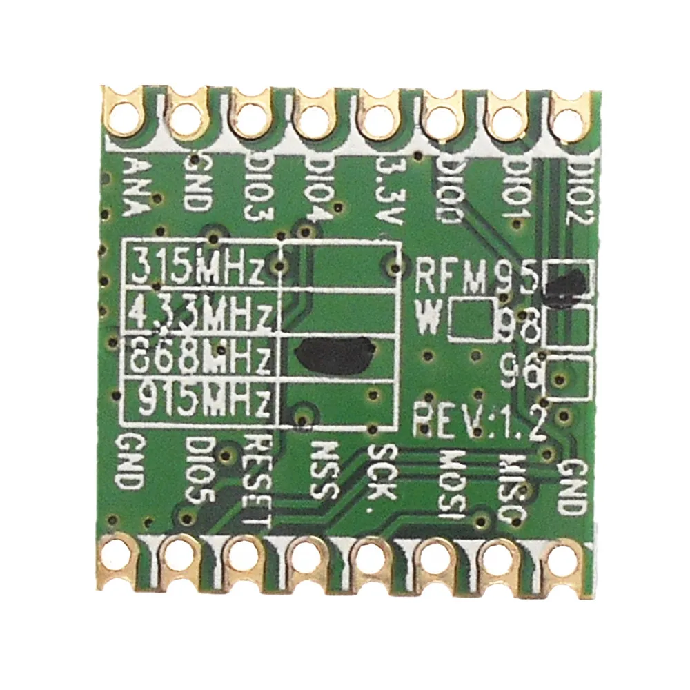100 шт./лот в наличии RFM95 катушке RFM95W 868 МГц 915 LORA SX1276 беспроводной модуль