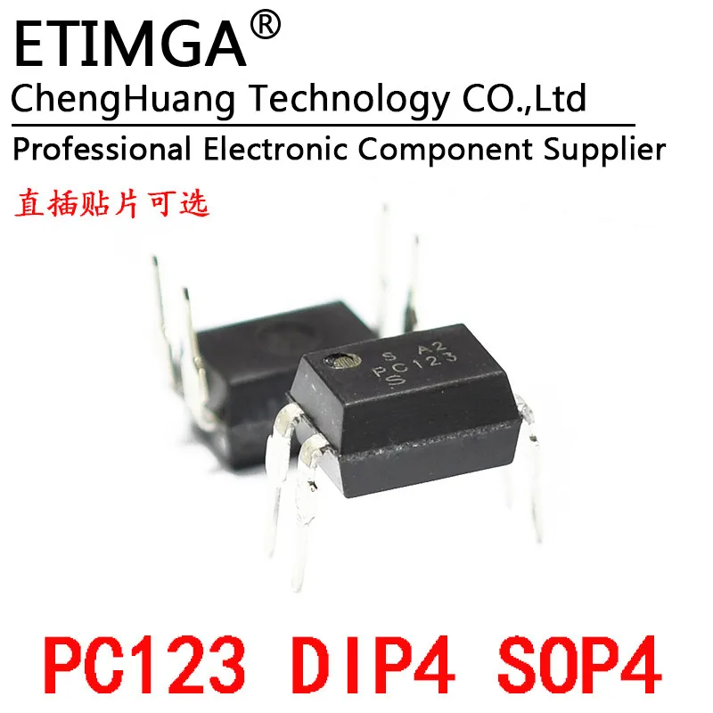 5 шт./лот PC123 DIP-4 SOP-4 черный оптопара | Электронные компоненты и принадлежности