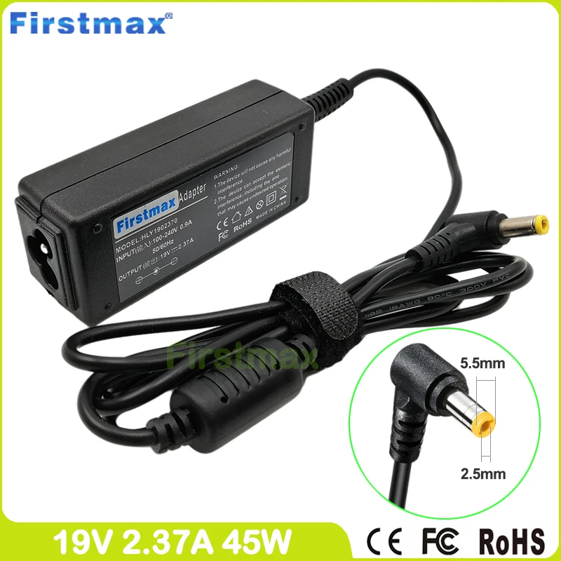 

19V 2.37A 45W laptop ac power adapter PA3822E-1AC3 PA5044E-1AC3 charger for Toshiba Satellite Radius 15 P50W-C P55 P55T P55W