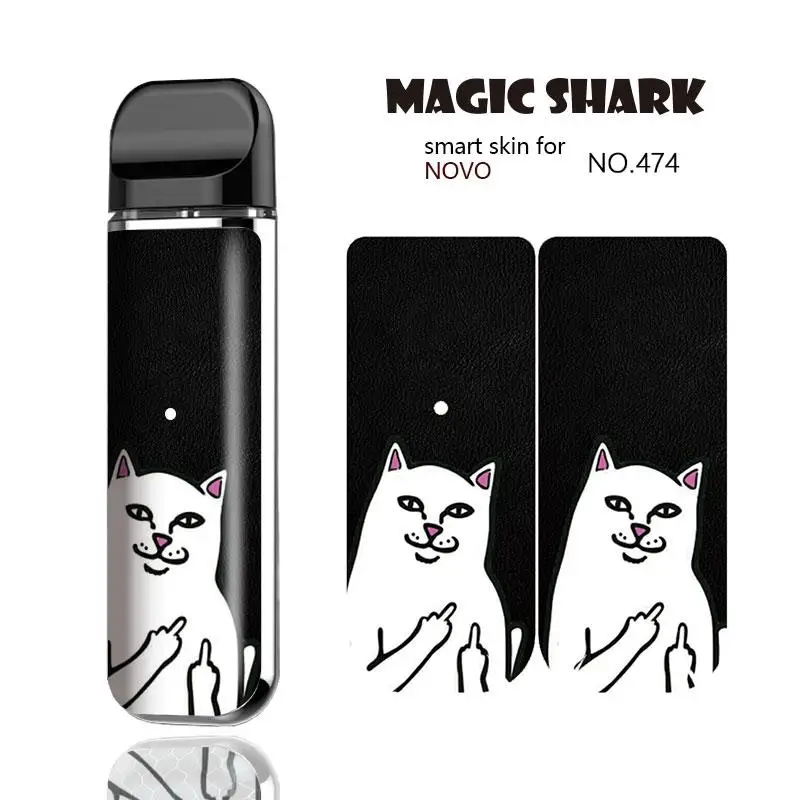 Чехол-накладка для вейпа из ПВХ с изображением кота губ медведя черепа |