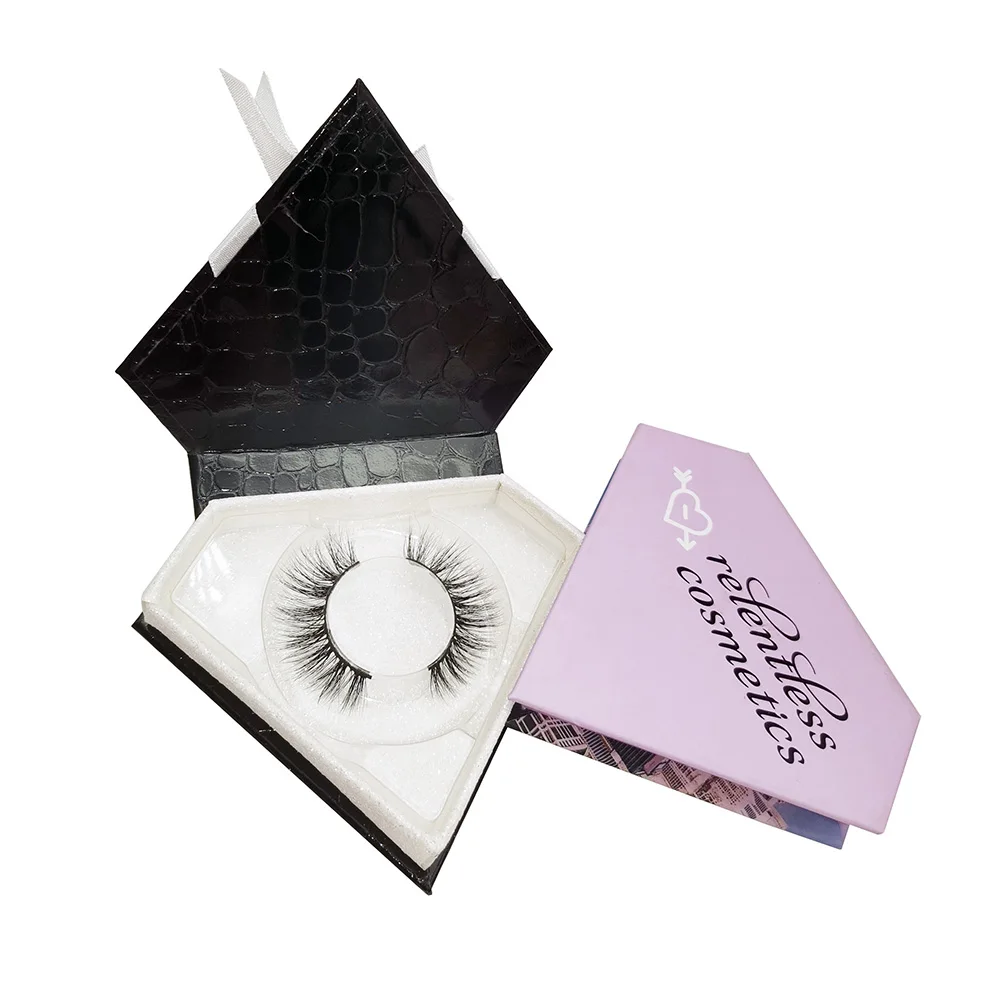 Алмазные Заказные норковые ресницы блестящая коробка Черная пятница целые