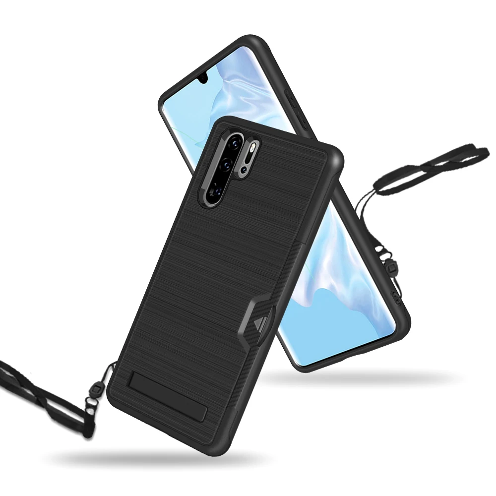 Противоударный чехол P30 Pro с защитой от отпечатков пальцев и карманом для карт