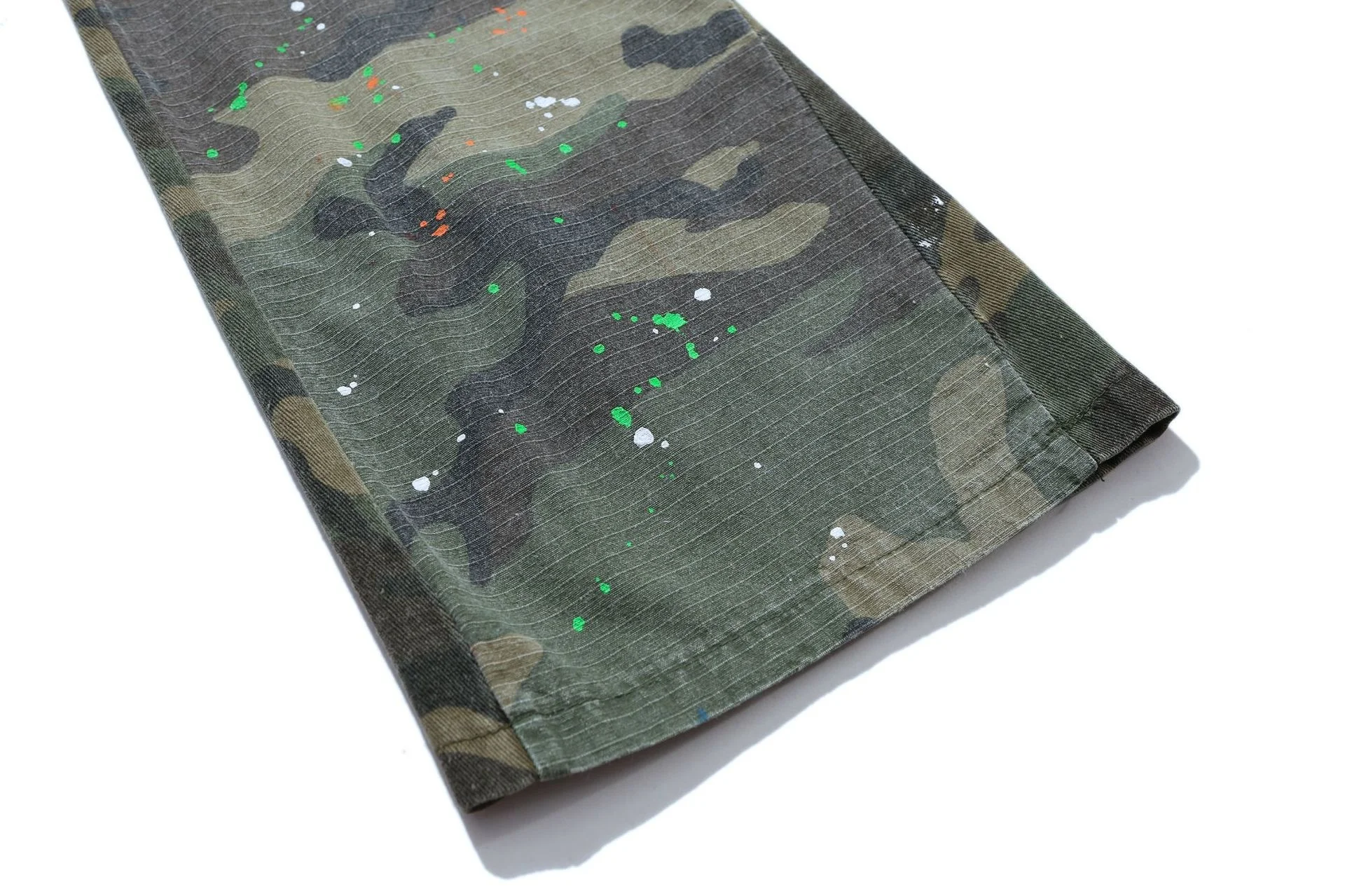 

PYJTRL Madeextreme Street Basic Casual Pants Camouflage Trumpet Pocket Men's Wear