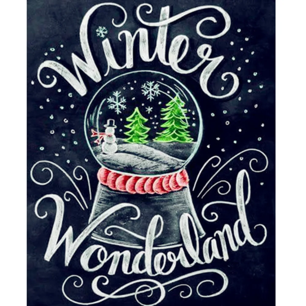 Набор для вышивки новогодней елки 11CT набор рукоделия хлопковая нить с принтом на