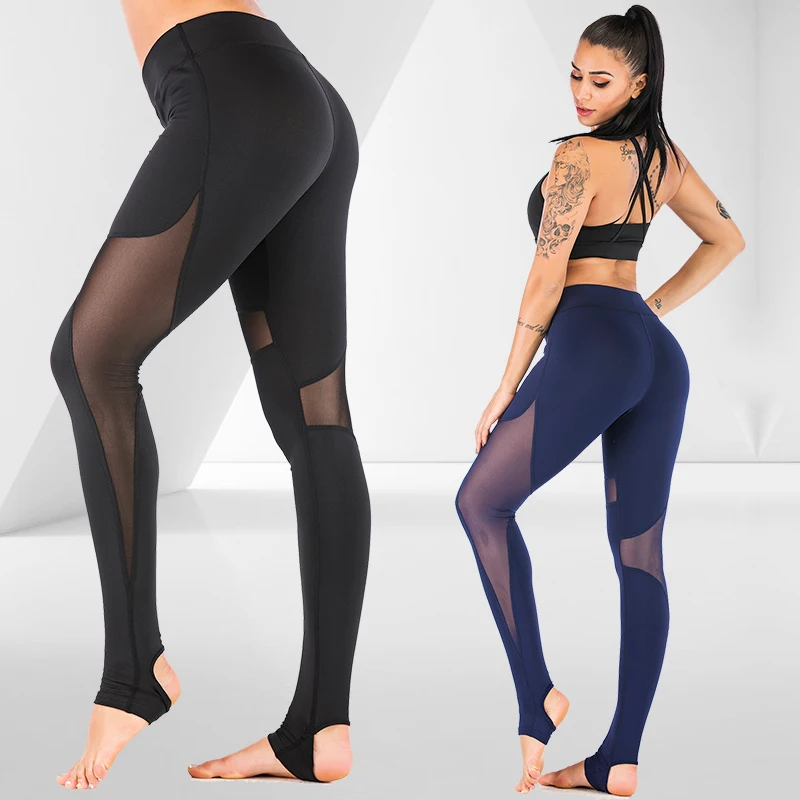 

Cody Lundin Ladies black mesh trousers high elasticity high quality slim fit sweatpants sport leggings