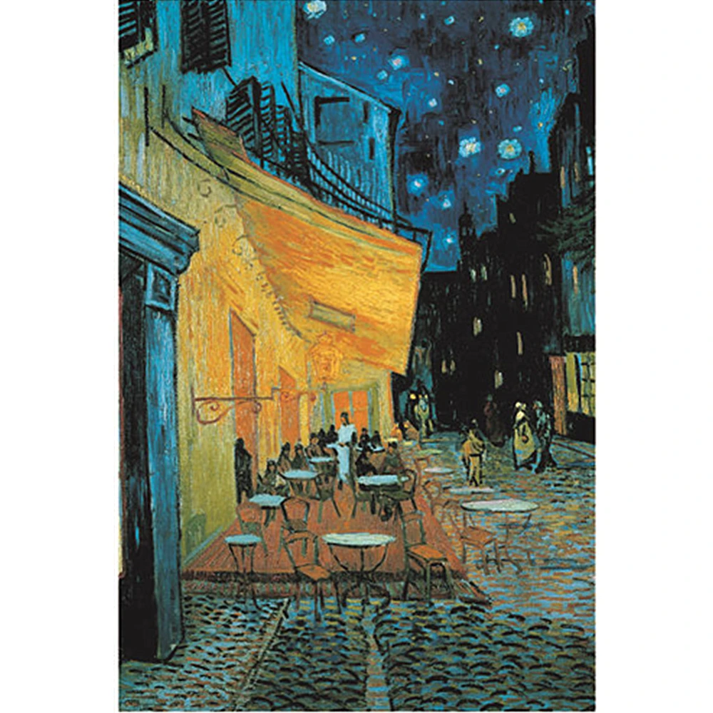 

150 Pieces Of Puzzle 10x15CM Landscape Coffee Stand Puzzle Adult Children's Handmade Toys Holiday Gifts Living Room Ornaments