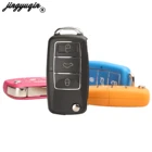 Складной ключ jingyuqin, с 3 кнопками, для Volkswagen VW Jetta Golf Passat Beetle Polo Bora