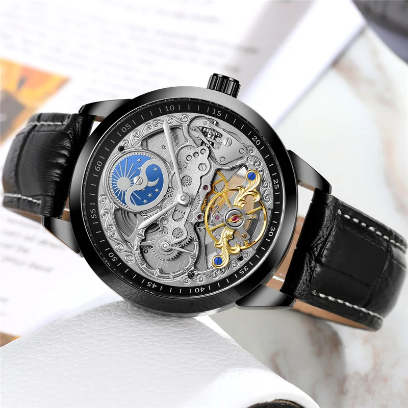 Часы наручные FORSINING Мужские автоматические механические спортивные брендовые