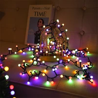 31v euus plug diy festival led light string 250leds 500leds xmas fairy garden lamp for wedding christmas new year party decor