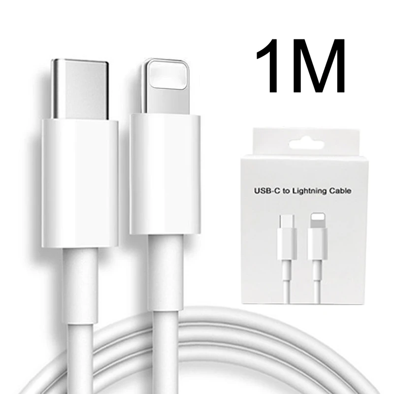 

Кабель USB Type-C для быстрой зарядки и передачи данных с Lightning, 20 Вт