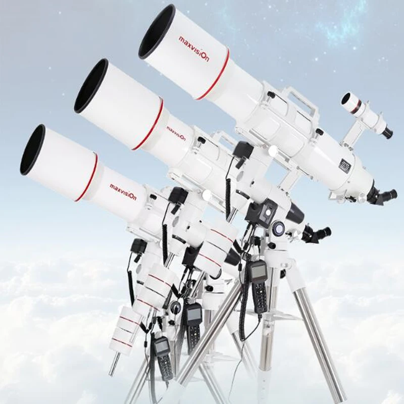 Maxvision 152/1200mm Automatic Achromatic Seeking Astronomical Telescope EXOS-2 GOTO German Equatorial Mount 2 Inches Tripod | Инструменты