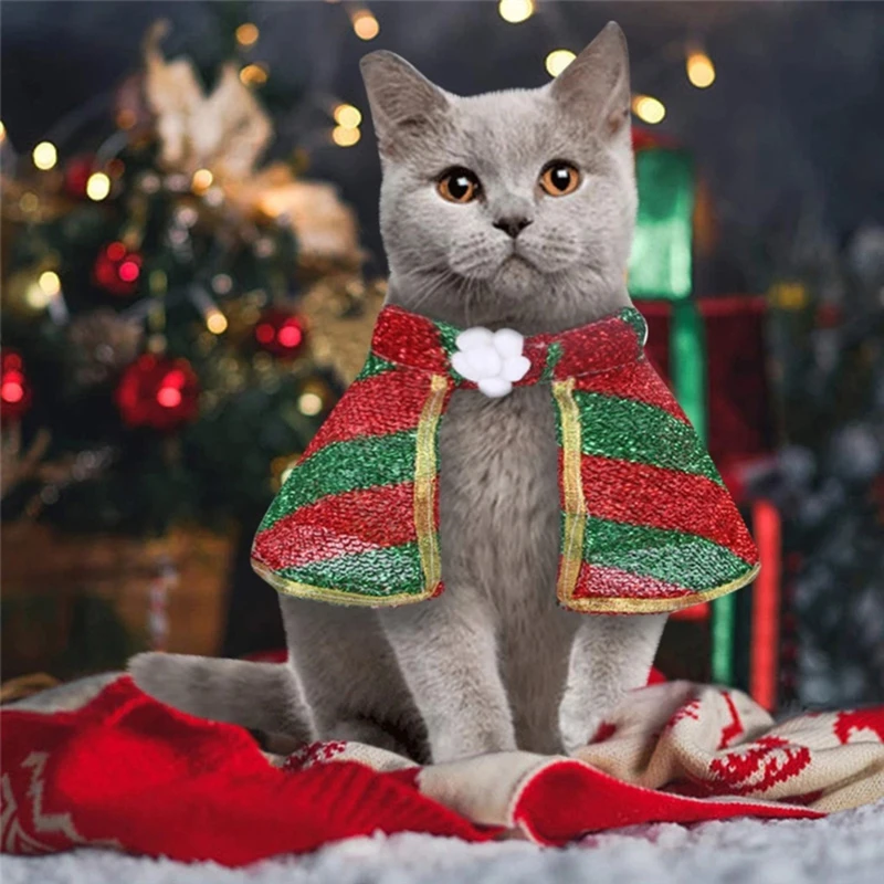 

Cat Clothes Cat Dog Christmas Cosplay Clothing Funny Dress Up Pet Cloak Pet Costume Dog Christma Costume Jackets Pet Accessories